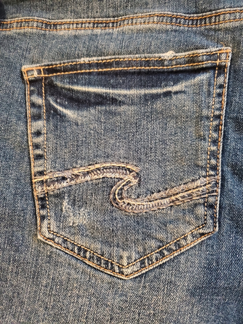 Silver Jeans Women's Blue Denim Short Jeans - Picture 11 of 12